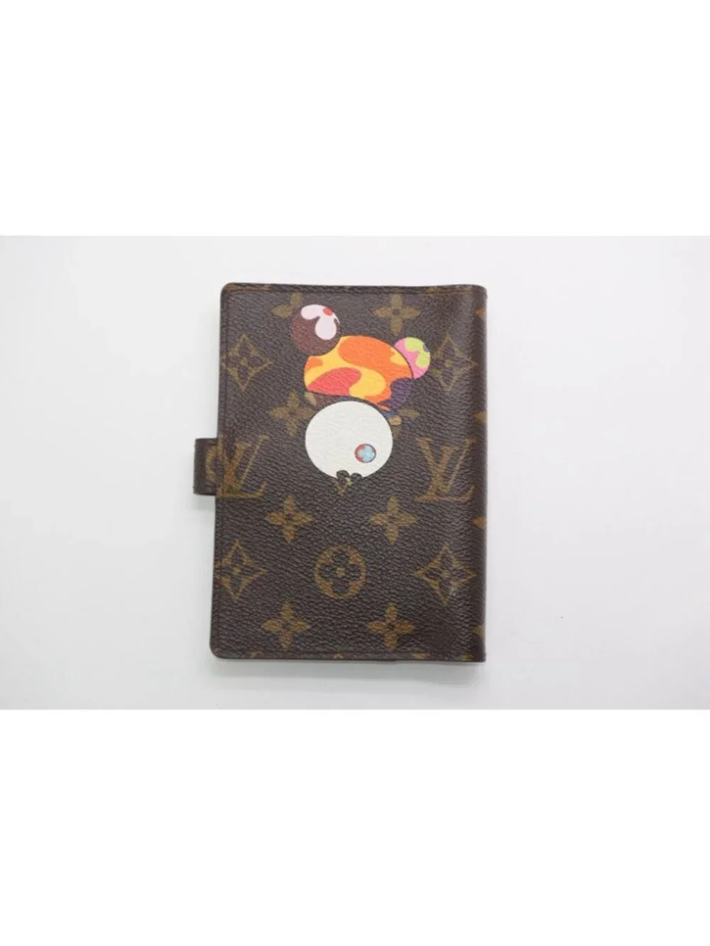 Louis Vuitton Notebook Cover Agenda PM Monogram Panda Takashi Murakami Brown